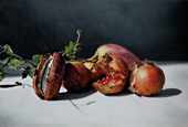 Fruits of Autumn@/@2008 /16 x 10.7 ins@/@Oil